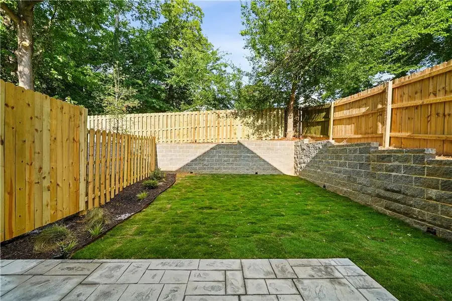 Exterior details and patio area of a home in , Atlanta (Image 24). Exterior details and patio area of a home in , Atlanta (Image 24).