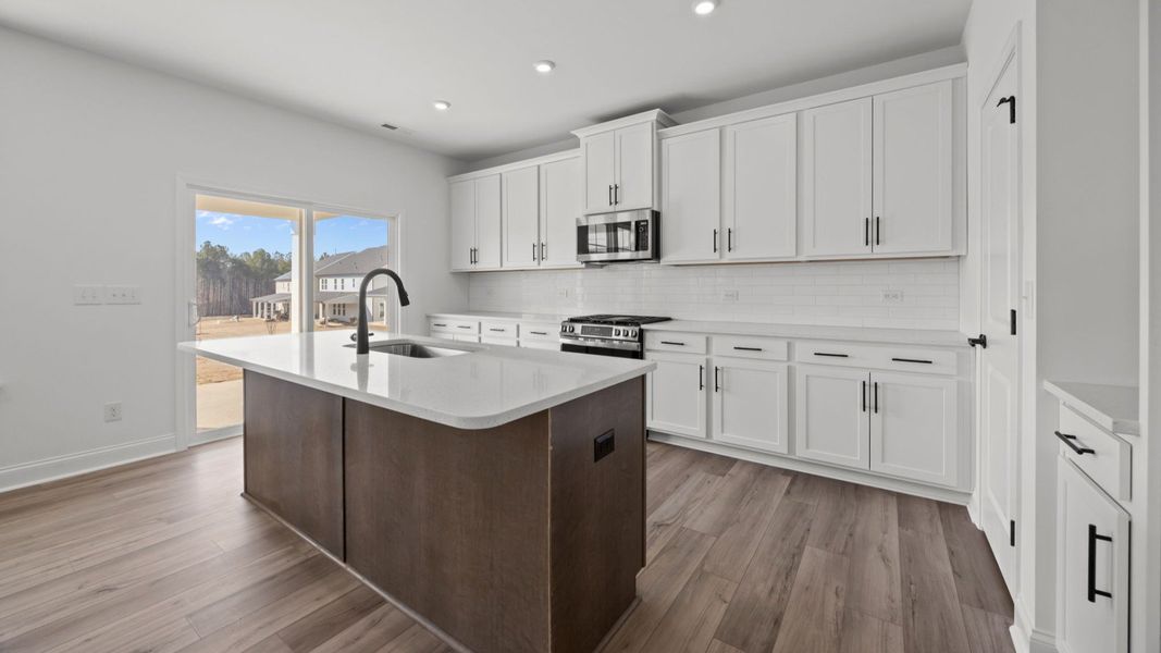 The Burton Plan by DRB homes at Lakeside Glen, in York SC - Kitchen