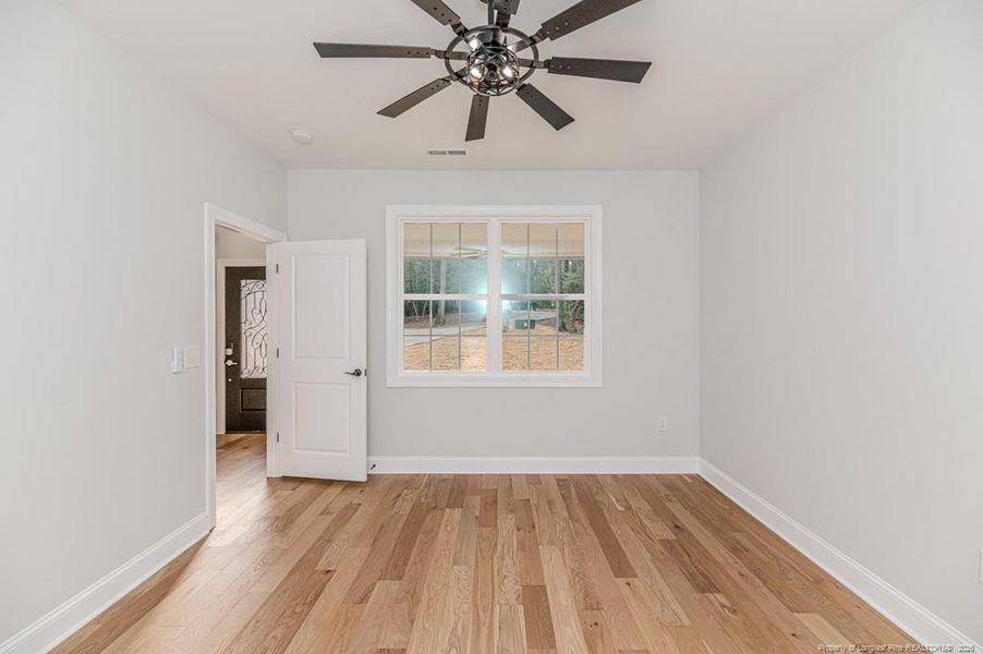 Office View to Front Door