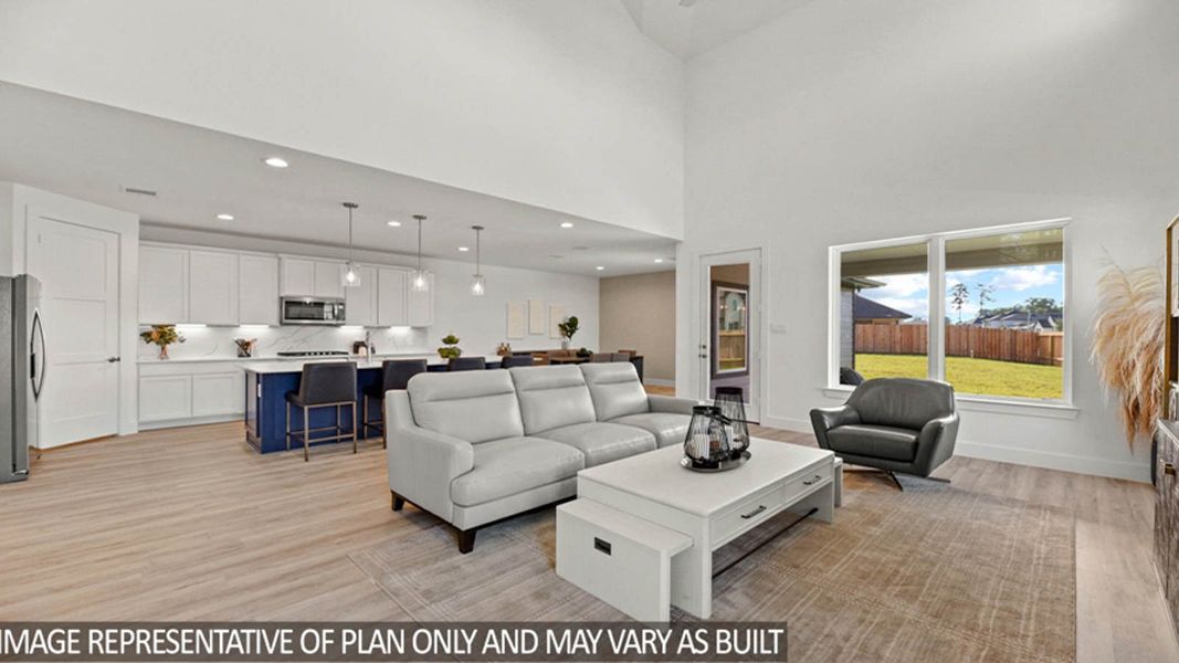 Furnished interior view inside a new home in River Ranch Estates, Dayton (Image 12).