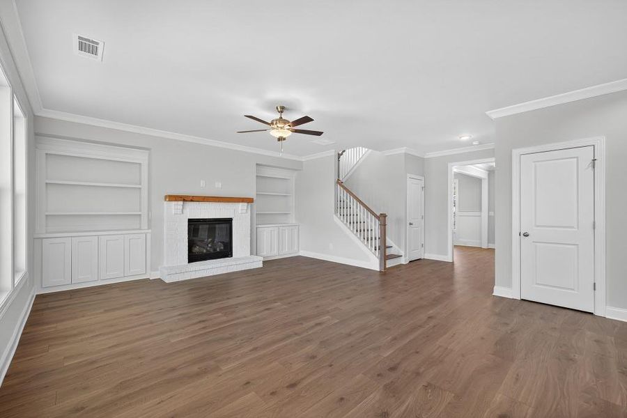 Spacious, unfurnished interior of a new home in Hemingway, Flowery Branch (Image 22).