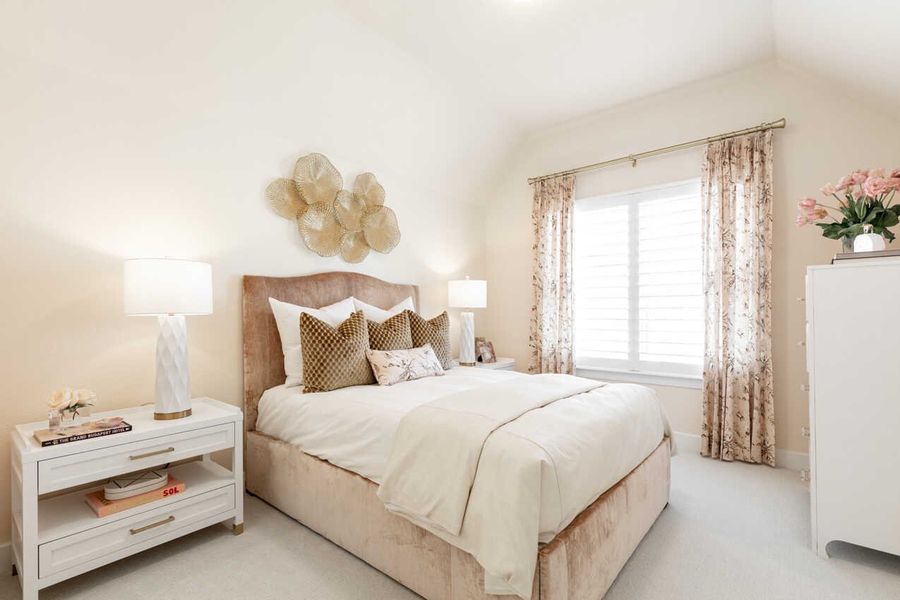 Representative Secondary Bedroom - some options shown