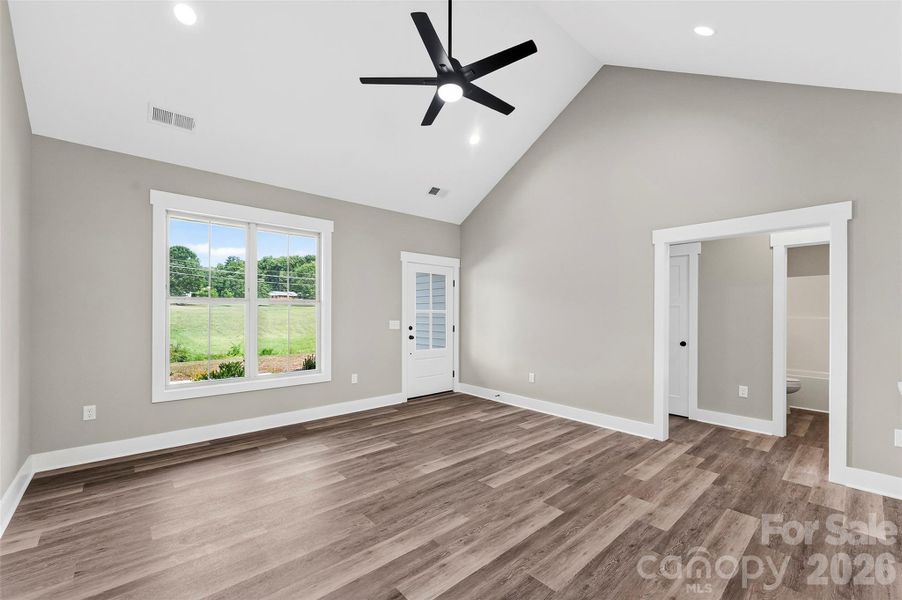 Spacious, unfurnished interior of a new home in , Albemarle (Image 24).