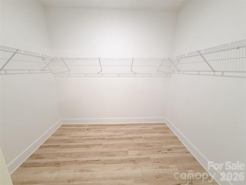 Primary closet