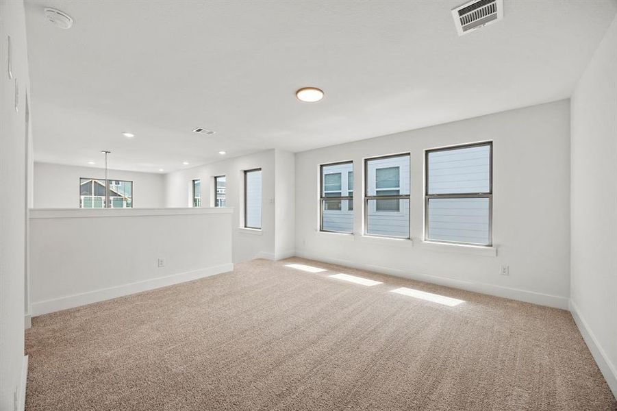Spacious, unfurnished interior of a new home in North Square at Uptown, Celina (Image 16). Spacious, unfurnished interior of a new home in North Square at Uptown, Celina (Image 16).