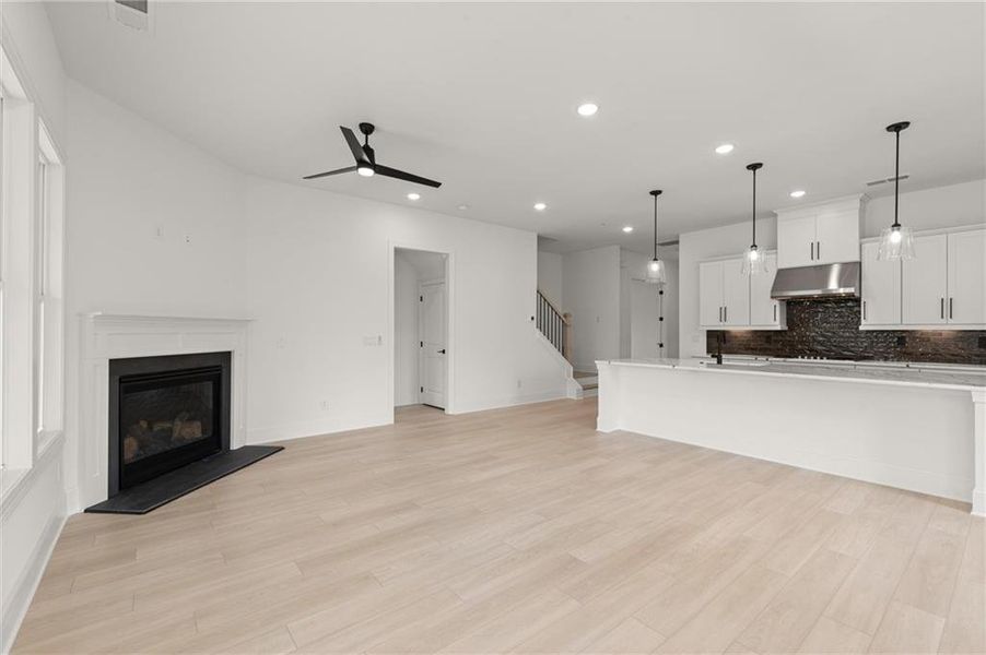 Spacious, unfurnished interior of a new home in The Reserve at Bells Ferry, Kennesaw (Image 44).