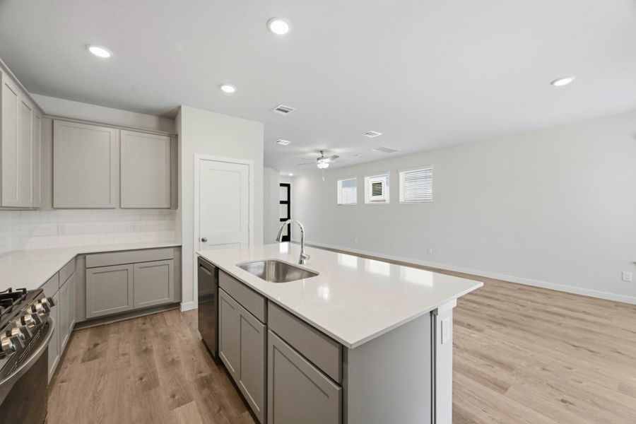 Furnished interior view inside a new home in Park Hill Villas, Stafford (Image 8).