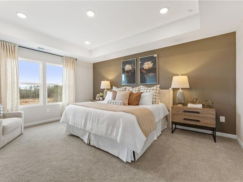 Furnished interior view inside a new home in Hemingway, Cumming (Image 7).