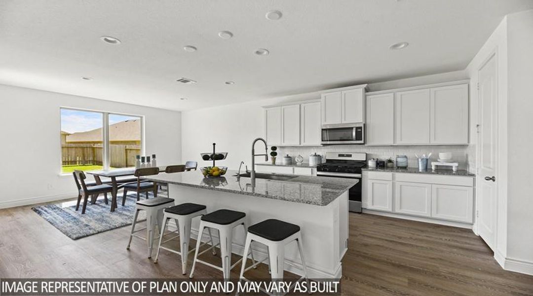 Furnished interior view inside a new home in River Ranch Estates, Dayton (Image 8).