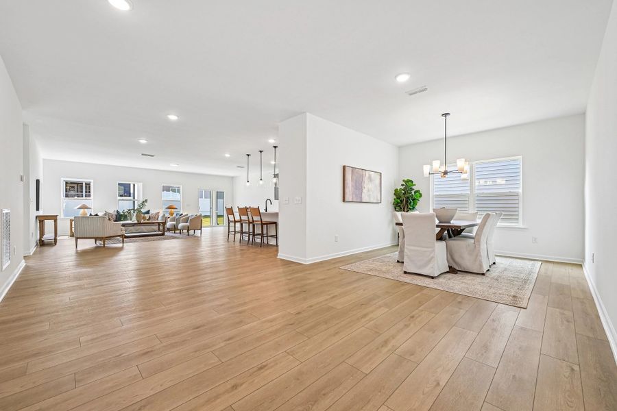 Furnished interior view inside a new home in Crescent Mills, Wilson's Mills (Image 4).
