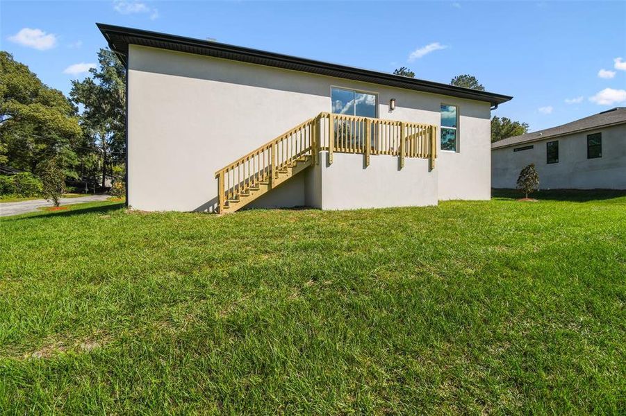 Exterior details and patio area of a home in , Brooksville (Image 4). Exterior details and patio area of a home in , Brooksville (Image 4).