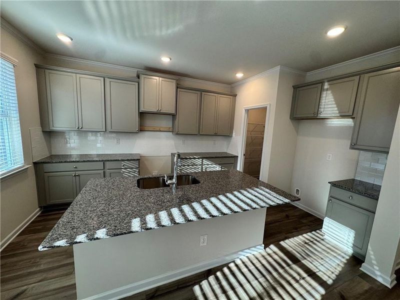 Furnished interior view inside a new home in Tell River, Atlanta (Image 4).
