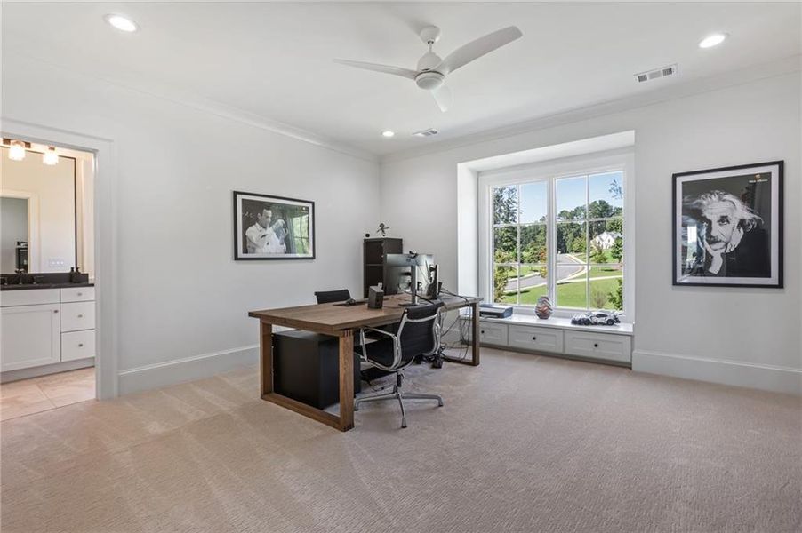 Furnished interior view inside a new home in , Milton (Image 7).