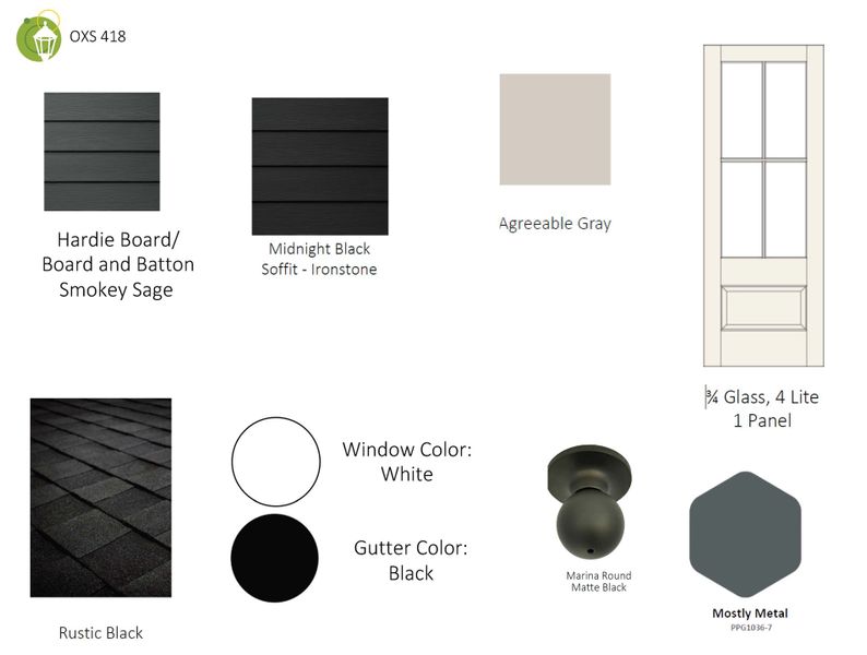 Sample of building materials used in homes in Oxford Station, Gallatin (Image 47).