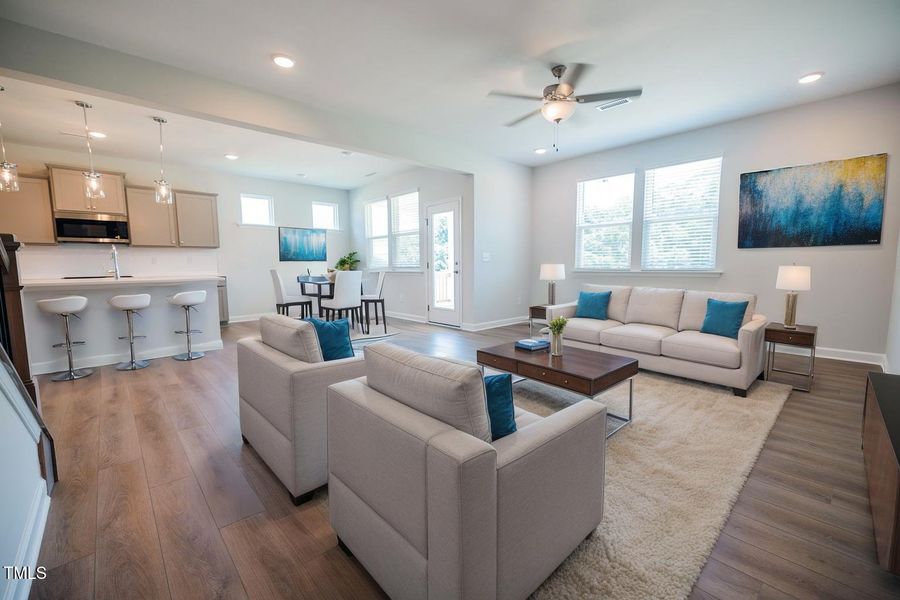 Furnished interior view inside a new home in Tobacco Road, Angier (Image 137). Furnished interior view inside a new home in Tobacco Road, Angier (Image 137).