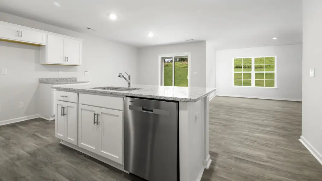Furnished interior view inside a new home in Quail Haven, Winston-Salem (Image 3).