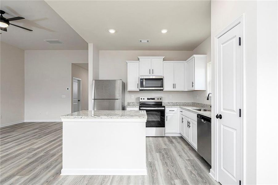 Furnished interior view inside a new home in , Jefferson (Image 8).