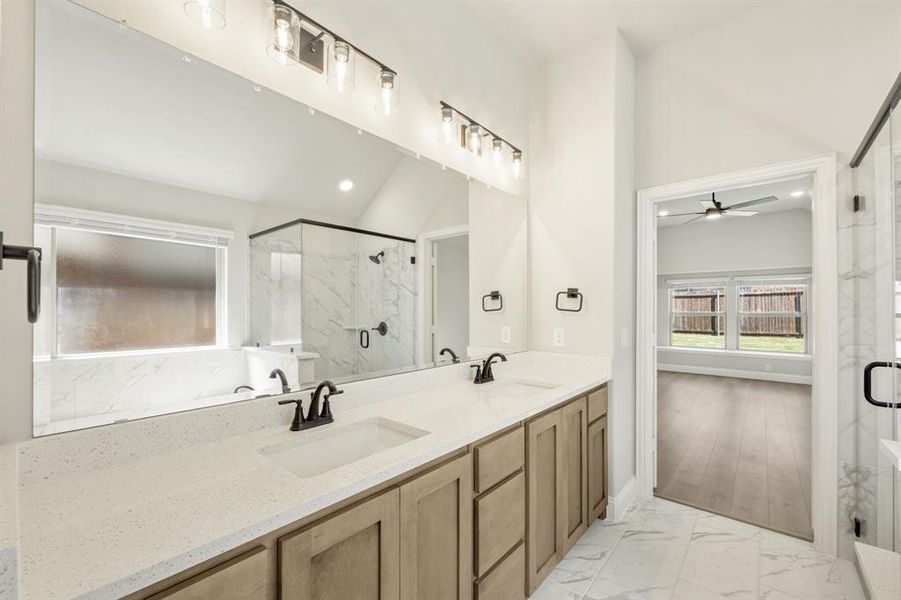 Furnished interior view inside a new home in Ridge Ranch Classic 50, Mesquite (Image 7). Furnished interior view inside a new home in Ridge Ranch Classic 50, Mesquite (Image 7).