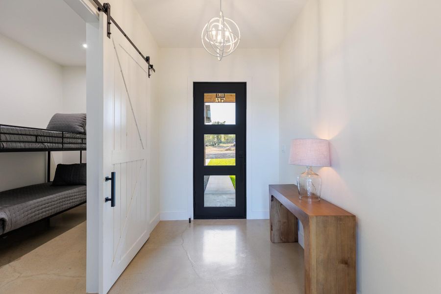 FOYER & BUNK BEDROOM FOYER & BUNK BEDROOM