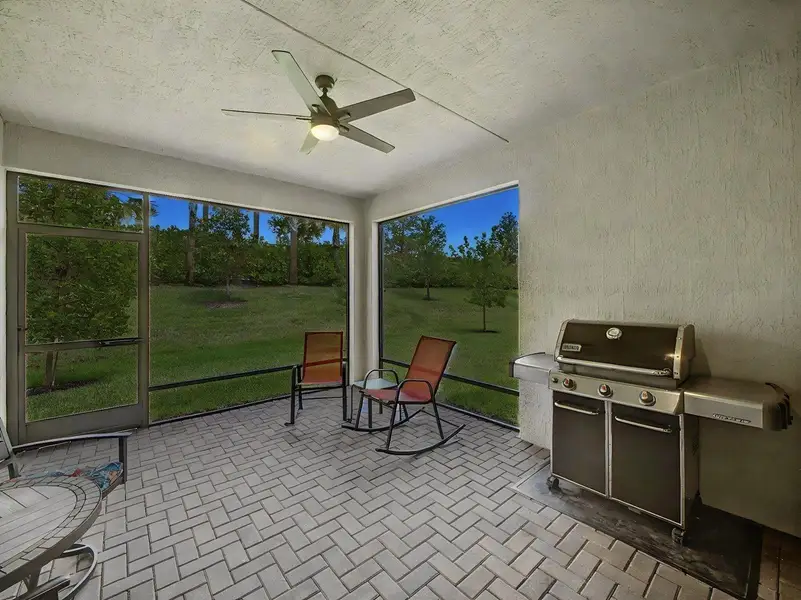 Covered Patio Night Shot