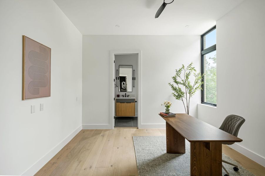 Furnished interior view inside a new home in , Austin (Image 11). Furnished interior view inside a new home in , Austin (Image 11).