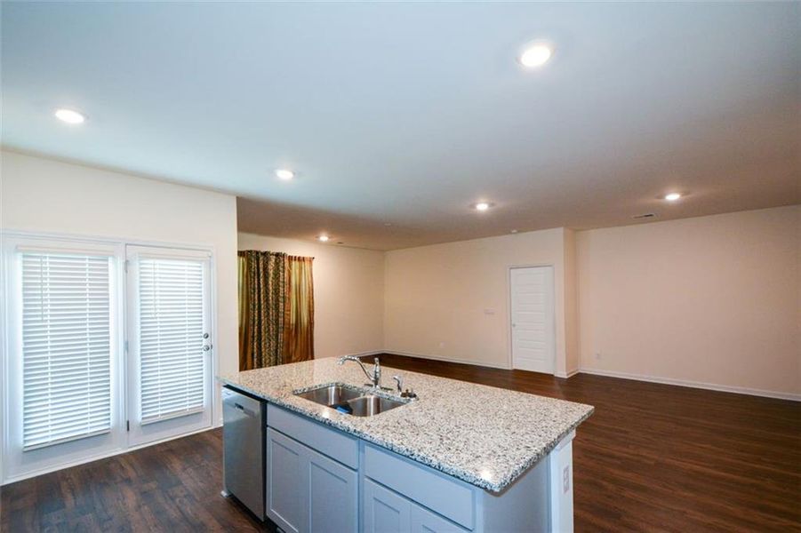 Furnished interior view inside a new home in , Lithonia (Image 8).