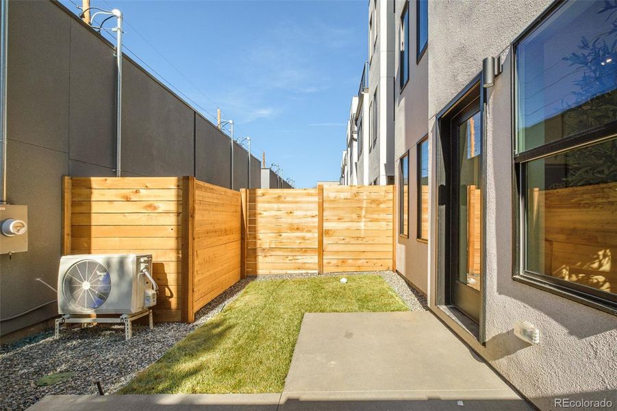 Exterior details and patio area of a home in , Denver (Image 29).