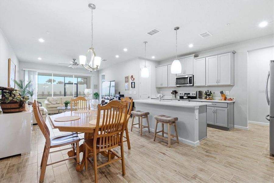 Furnished interior view inside a new home in Wellen Park, Venice (Image 8).