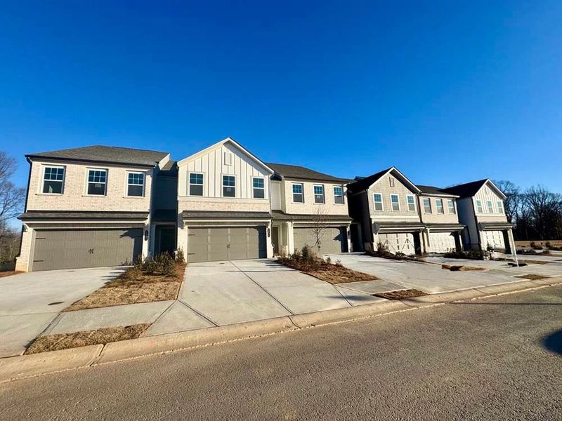 Front Exterior of Townhome Building