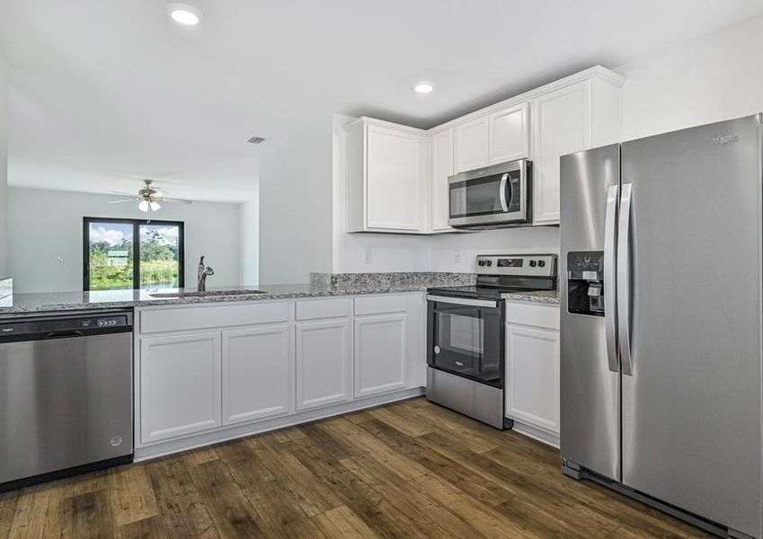 Representative furnished interior of a home built from the Vero by LGI Homes in Cape Coral, Cape Coral (Image 3).