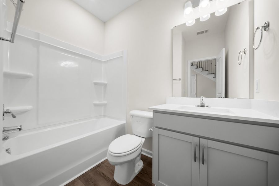 Furnished interior view inside a new home in Belair East, Statesboro (Image 13).