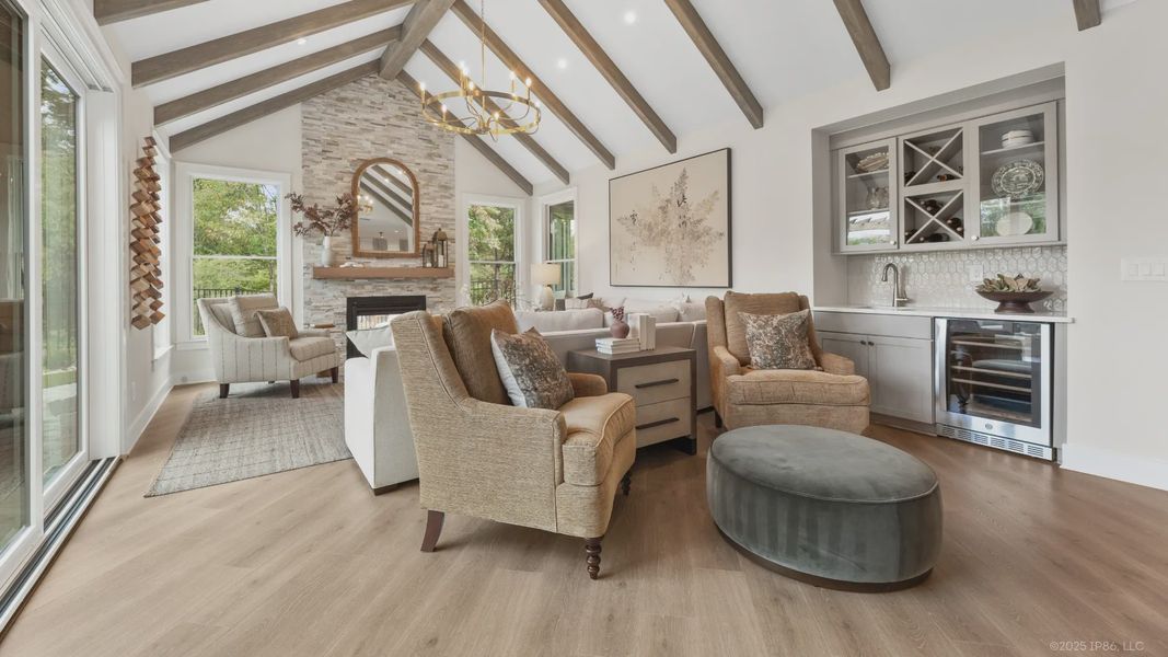 Representative furnished interior of a home built from the Provenance by Epcon Communities in The Courtyards by The Manor, Alpharetta (Image 20).