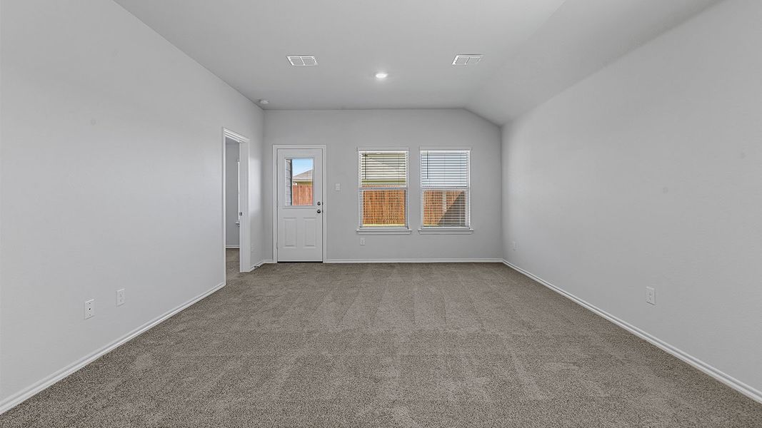Representative unfurnished interior of a home built from the Amber by D.R. Horton in The Hills at Reunion, Newark (Image 21). Representative unfurnished interior of a home built from the Amber by D.R. Horton in The Hills at Reunion, Newark (Image 21).