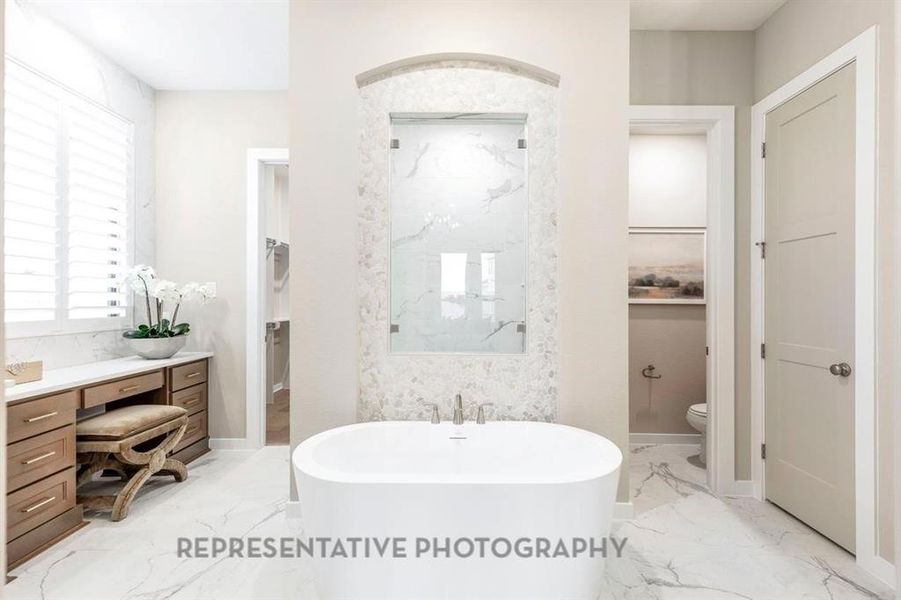 Furnished interior view inside a new home in Mustang Lakes, Celina (Image 15).