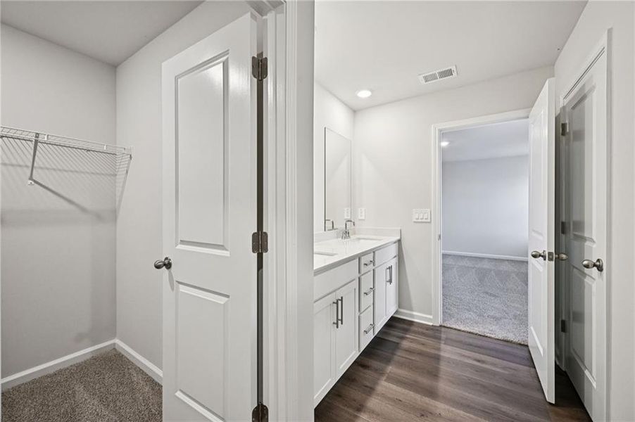 Furnished interior view inside a new home in Avalon - Reserve Series, Conyers (Image 14). Furnished interior view inside a new home in Avalon - Reserve Series, Conyers (Image 14).