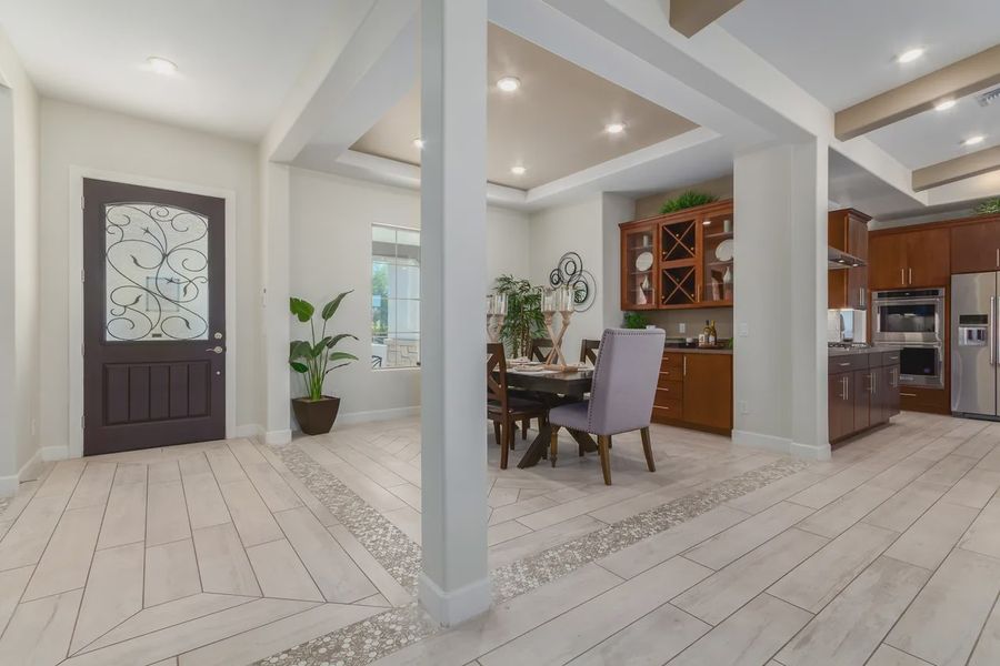 Furnished interior view inside a new home in Bellero Estates, Queen Creek (Image 27).