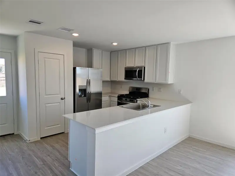 Pics are not of actual home.  They are a representative of a home of the same floor plan