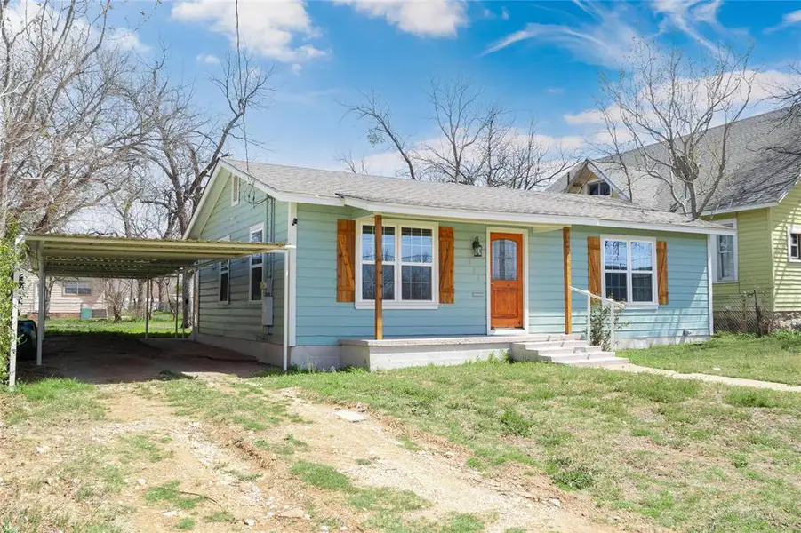 Front exterior of a new home in , Coleman, TX, highlighting curb appeal (Image 11). Front exterior of a new home in , Coleman, TX, highlighting curb appeal (Image 11).