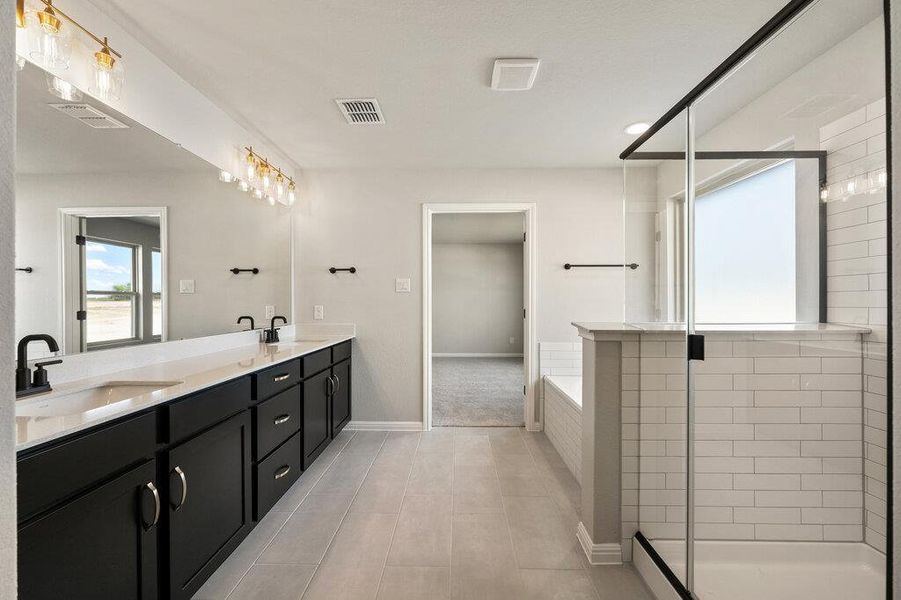 Furnished interior view inside a new home in Patterson Ranch, Georgetown (Image 15). Furnished interior view inside a new home in Patterson Ranch, Georgetown (Image 15).