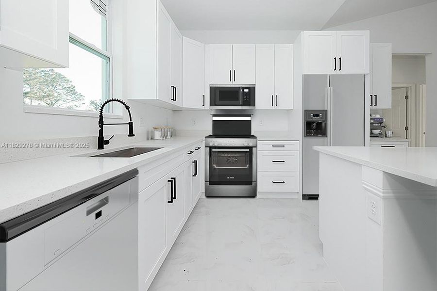 Furnished interior view inside a new home in , Lehigh Acres (Image 7).