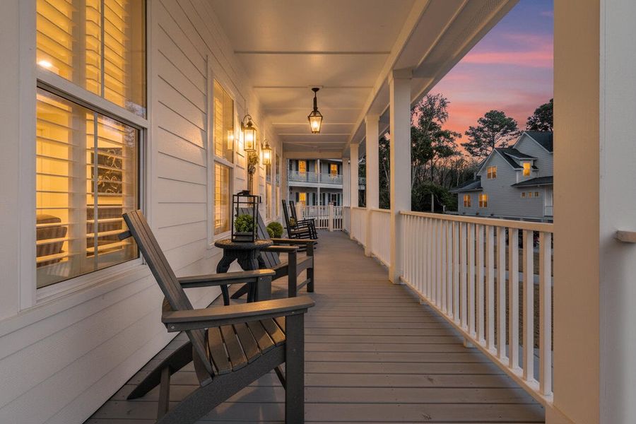 Exterior details and patio area of a home in Overlook at Copahee Sound, Awendaw (Image 4). Exterior details and patio area of a home in Overlook at Copahee Sound, Awendaw (Image 4).