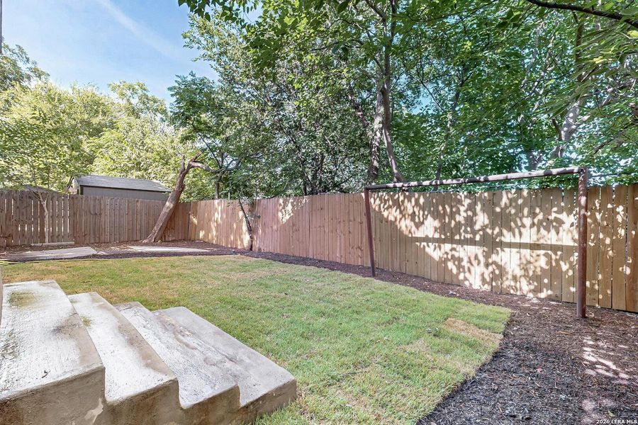 Exterior details and patio area of a home in , San Antonio (Image 3). Exterior details and patio area of a home in , San Antonio (Image 3).