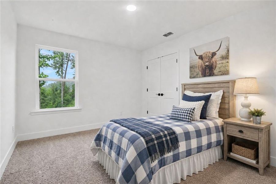 Furnished interior view inside a new home in Thunder Ridge, Dawsonville (Image 38).