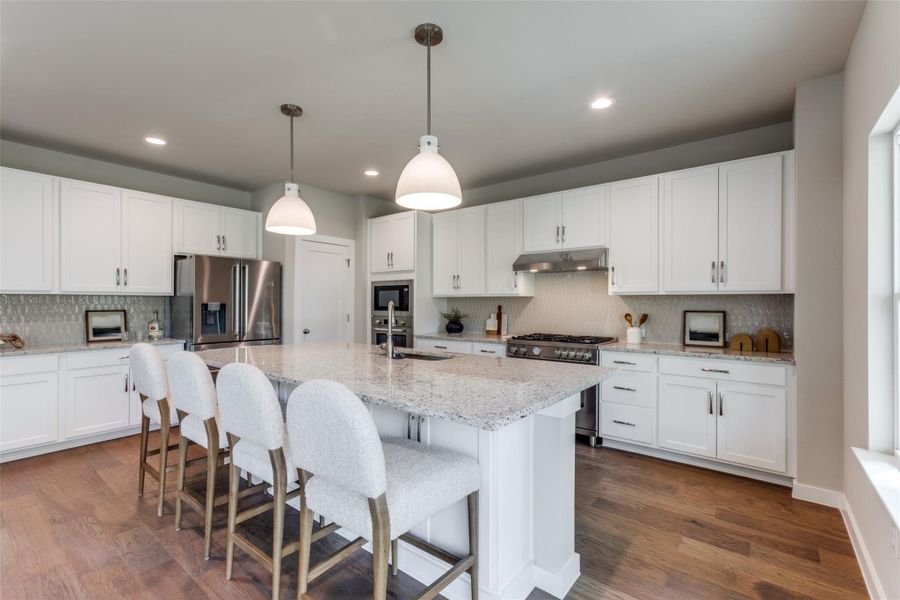 Furnished interior view inside a new home in , Austin (Image 43).