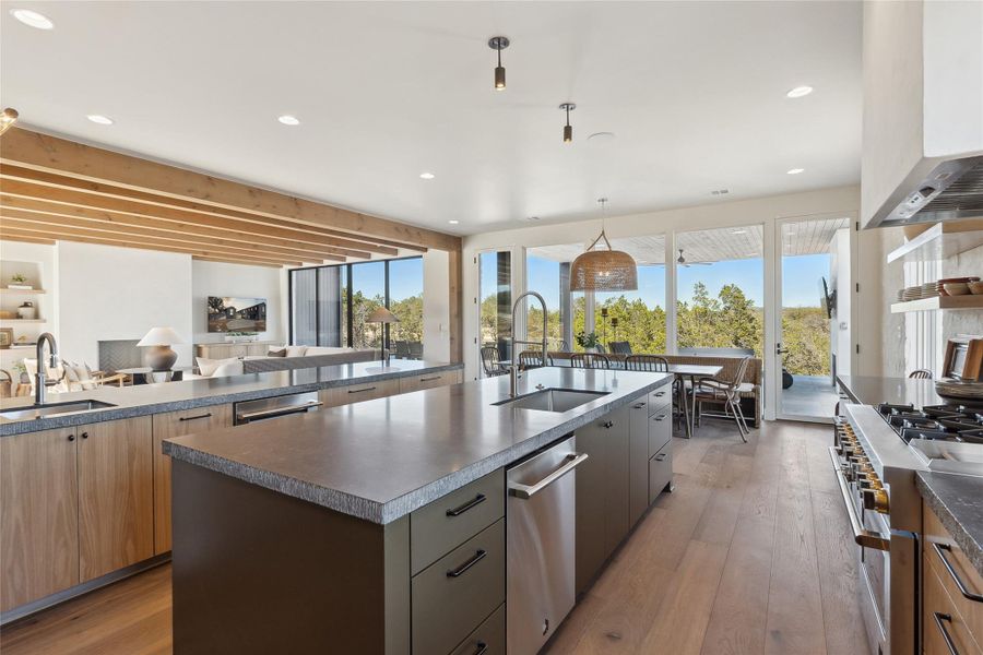Furnished interior view inside a new home in , Spicewood (Image 3).