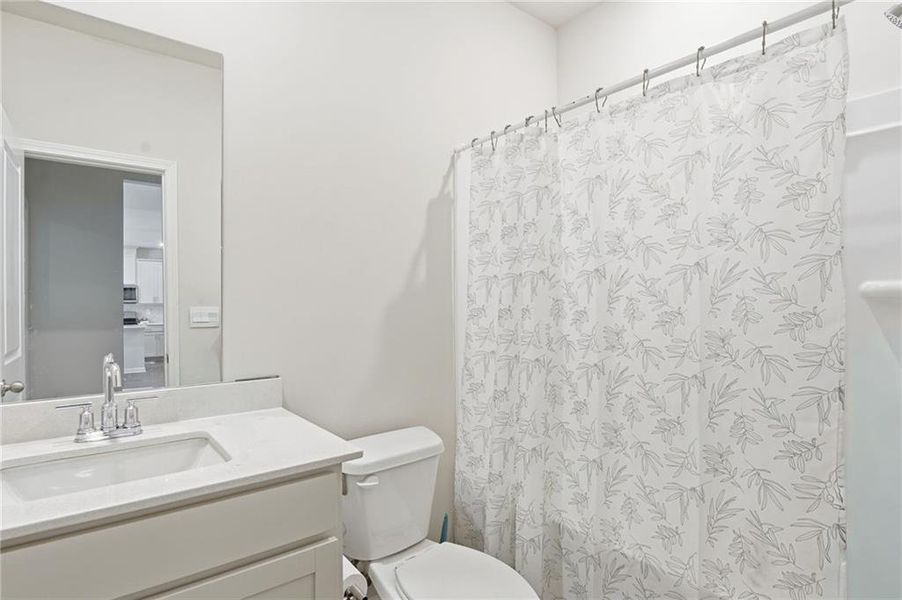 Furnished interior view inside a new home in Vistas at Towne Mill, Canton (Image 36).