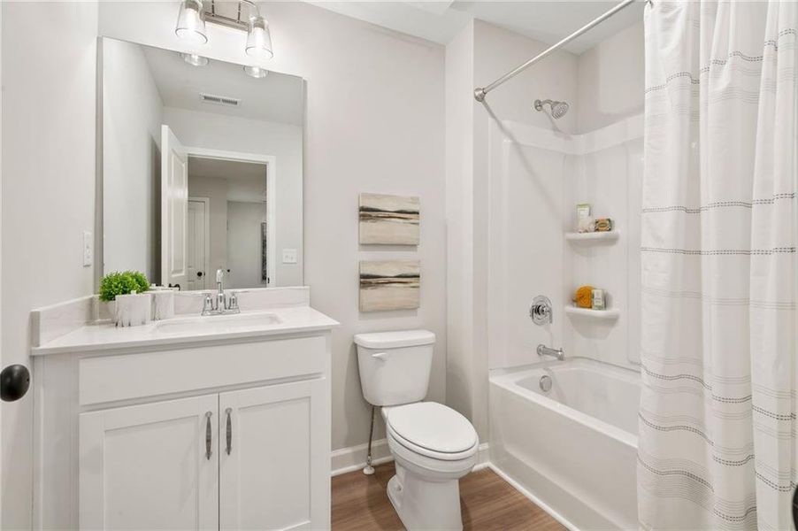 Furnished interior view inside a new home in Wildwood Place, Powder Springs (Image 5).