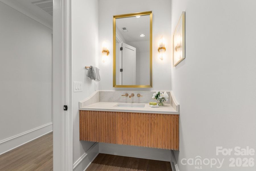 Furnished interior view inside a new home in , Charlotte (Image 39).