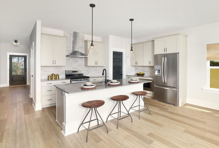 Furnished interior view inside a new home in , Summerville (Image 9).