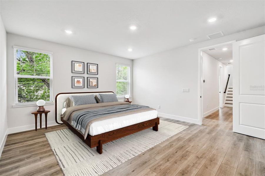 Furnished interior view inside a new home in , Tampa (Image 6). Furnished interior view inside a new home in , Tampa (Image 6).